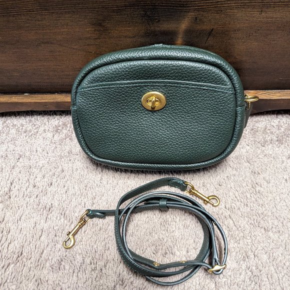 Coach Bags Coach Turnlock Camera Bag In Amazon Green Poshmark